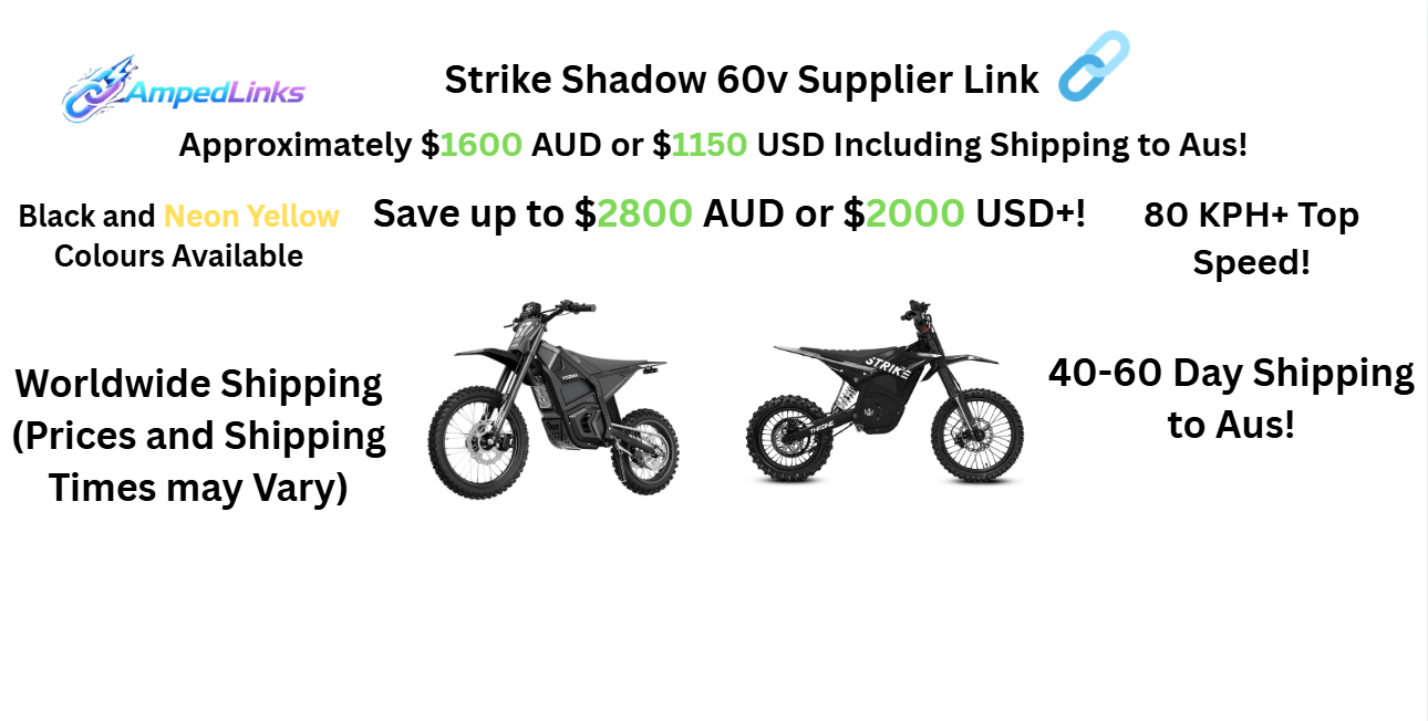 Strike Shadow 60v/Yozma IN10 Pro Supplier Link