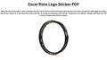 Excel Rims Logo Sticker PDF