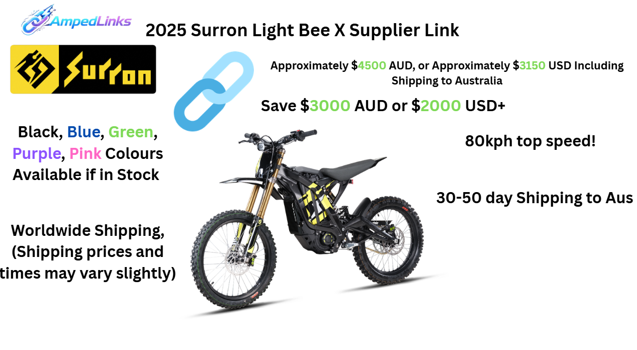 2025 Surron Light Bee X Supplier Link