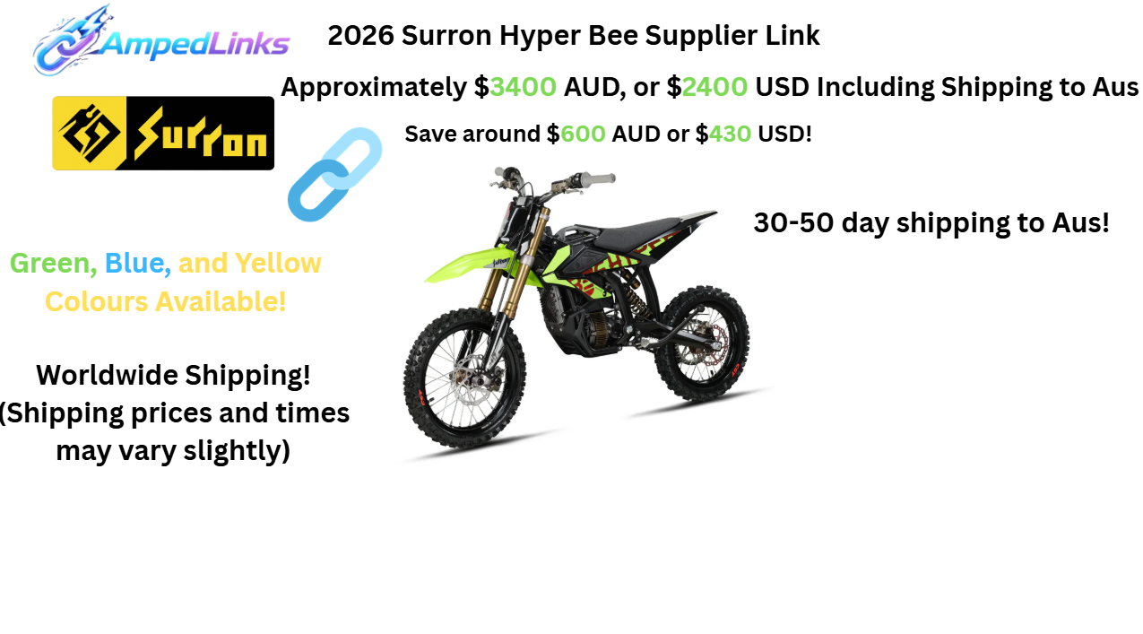 2026 Surron Hyper Bee Supplier Link